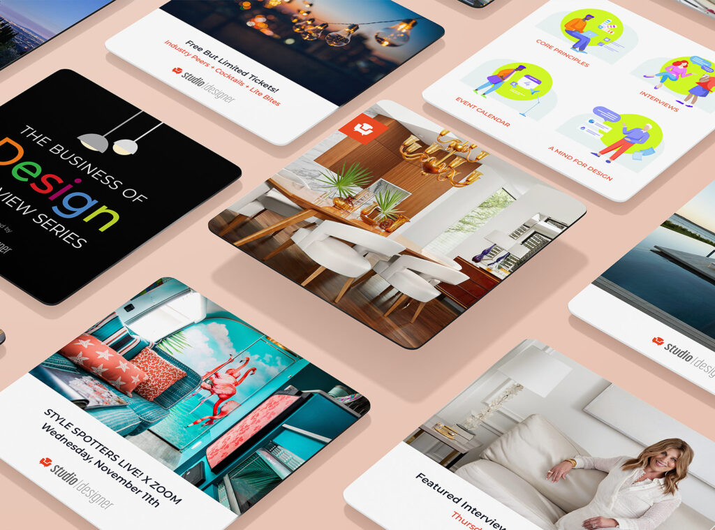 Studio Designer Marketing Ads Display Facebook Social Media Pinterest Meta Instagram